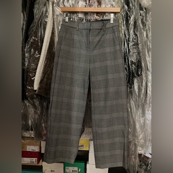 JCrew Plaid Gray Pants - Picture 5 of 6